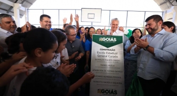 Com investimento de R$ 3,8 milhões, inaugurada escola, em Anápolis